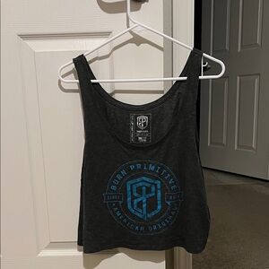 Born Primitive Charcoal Flowy Tank Top